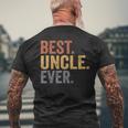 Best Uncle Ever From Niece Uncle Father's Day Men's T-shirt Back Print Gifts for Old Men