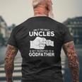 Only The Best Uncles Get Promoted To Godfathers Mens Back Print T-shirt Gifts for Old Men