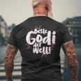 Beste Godi Der Welt T-Shirt mit Rückendruck Geschenke für alte Männer