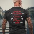 Bester Coolster Papa Der Weltatertagater Geschenk Herren T-Shirt mit Rückendruck Geschenke für alte Männer