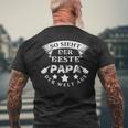 Bester Dad Der Welt Best Dad In The World T-Shirt mit Rückendruck Geschenke für alte Männer