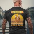 Bester Erdmännchen Papa Everatertag Erdmännchen T-Shirt mit Rückendruck Geschenke für alte Männer