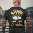 Bester Papa Der Welt Father's Day Wie Der Fater So Die Tochter S T-Shirt mit Rückendruck Geschenke für alte Männer