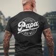 Bester Papa Der Welt Fürater Zumatertag Oder Geburtstag T-Shirt mit Rückendruck Geschenke für alte Männer