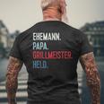 Bester Papa Grillmeister Held Grillen Bester Husann German L T-Shirt mit Rückendruck Geschenke für alte Männer