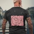 Biene Maja Retro Maja Pink & Wink T-Shirt mit Rückendruck Geschenke für alte Männer