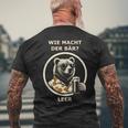 Bier Wie Macht Der Bär Leer T-Shirt mit Rückendruck Geschenke für alte Männer