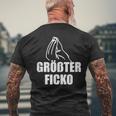 Bigter Ficko Italien Wrehn Workless Gesture T-Shirt mit Rückendruck Geschenke für alte Männer