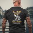 Bjj Dad Jiu Jitsu For Dad Mens Back Print T-shirt Gifts for Old Men
