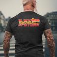 Black To The Future Protest For Hope Famous Film Parody Men's T-shirt Back Print Gifts for Old Men