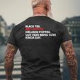 Black Red Lipstick Melanin Poppin Out Here Being Cute Men's T-shirt Back Print Gifts for Old Men