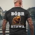 Bobr Kurwa Bober Bobr Meme T-Shirt mit Rückendruck Geschenke für alte Männer