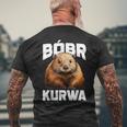 Bobr Kurwa Bober Bobr T-Shirt mit Rückendruck Geschenke für alte Männer