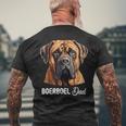 Boerboel Papa Dog Boerboel T-Shirt mit Rückendruck Geschenke für alte Männer