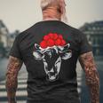 Bollenhut Kuh Heimat Schwarzwald Forest Rind T-Shirt mit Rückendruck Geschenke für alte Männer