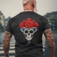 Bollenhut Skull Forest For A Forest T-Shirt mit Rückendruck Geschenke für alte Männer