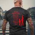 Bonus Dad Fathers Day From Stepdad For Daughter Son Kid Mens Back Print T-shirt Gifts for Old Men