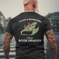 Book Dragon Kein Buchwurm Sondern Ein Dragon T-Shirt mit Rückendruck Geschenke für alte Männer