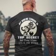 My Bowling Technique Is Top Secret Bowling Bowler Cat Men's T-shirt Back Print Gifts for Old Men