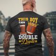 This Boy Now 10 Double Digits Football 10 Year Old Birthday Men's T-shirt Back Print Gifts for Old Men