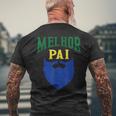 Brasilianisches Brasilien-Papa Dia Dos Pais Pai T-Shirt mit Rückendruck Geschenke für alte Männer