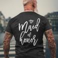 Bridal Party Maid Of Honor Cute Graphics Men's T-shirt Back Print Gifts for Old Men