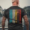 Brooklyn Bridge Vintage Ny Nyc Pride New York City Men's T-shirt Back Print Gifts for Old Men