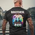 Brother Of The Birthday Boy Matching Family Video Game Party Men's T-shirt Back Print Gifts for Old Men