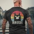 Brudi Catintage Certified Brudi Best Puppy Bro T-Shirt mit Rückendruck Geschenke für alte Männer