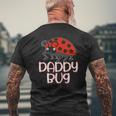 Bug Ladybug Beetle Insect Lovers Cute Graphic Mens Back Print T-shirt Gifts for Old Men