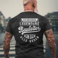 Builder Legend intage Slogan Bauchef S T-Shirt mit Rückendruck Geschenke für alte Männer