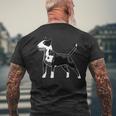 Bull Terrier Dog T-Shirt mit Rückendruck Geschenke für alte Männer