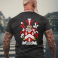 Byrne Coat Of Arms Family Crest Men's T-shirt Back Print Gifts for Old Men