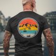 Cable Car Gondel Luftseilbahnor Mountains T-Shirt mit Rückendruck Geschenke für alte Männer