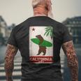California Republic SurfMen's T-shirt Back Print Gifts for Old Men
