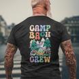 Camping Bridal Party Camp Bachelorette Camp Bach Crew Men's T-shirt Back Print Gifts for Old Men