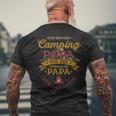 Camping Papa Wie Ein Normaler Papa Nur Cooler Zelten Camper T-Shirt mit Rückendruck Geschenke für alte Männer