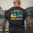 Camping Pyjamas Caravan Tent T-Shirt mit Rückendruck Geschenke für alte Männer