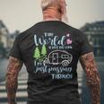 Camping This World Is Not My Home I'm Just Passing Though Men's T-shirt Back Print Gifts for Old Men