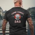 Cane Corso Dad Pet Lover Mens Back Print T-shirt Gifts for Old Men