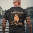 Capybara Haustierkostüm Für Capybara-Liebhaber T-Shirt mit Rückendruck Geschenke für alte Männer