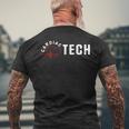Cardiac Tech Heart Men's T-shirt Back Print Gifts for Old Men