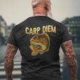 Carp Diem Carp Angel T-Shirt mit Rückendruck Geschenke für alte Männer