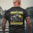 I Make Cars Disappear Tow Truck DriverMens Back Print T-shirt Gifts for Old Men
