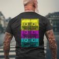 Cassetteintage Retro Music 80S Camiseta Hombre Estampado Espalda Regalos para ancianos