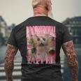 Cat Professional Yapper Oddly Specific Meme Men's T-shirt Back Print Gifts for Old Men