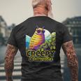 Caterpillar Creepy Crawlies Insect Hungry Animal Men's T-shirt Back Print Gifts for Old Men