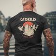 Catskills New York Ny Hiking MountainsMen's T-shirt Back Print Gifts for Old Men