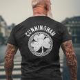 Celtic Theme Cunningham Irish Family Name Men's T-shirt Back Print Gifts for Old Men