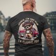 Chale Im Not Old Im Classic Foo Cholo Chicano Lowrider Men's T-shirt Back Print Gifts for Old Men